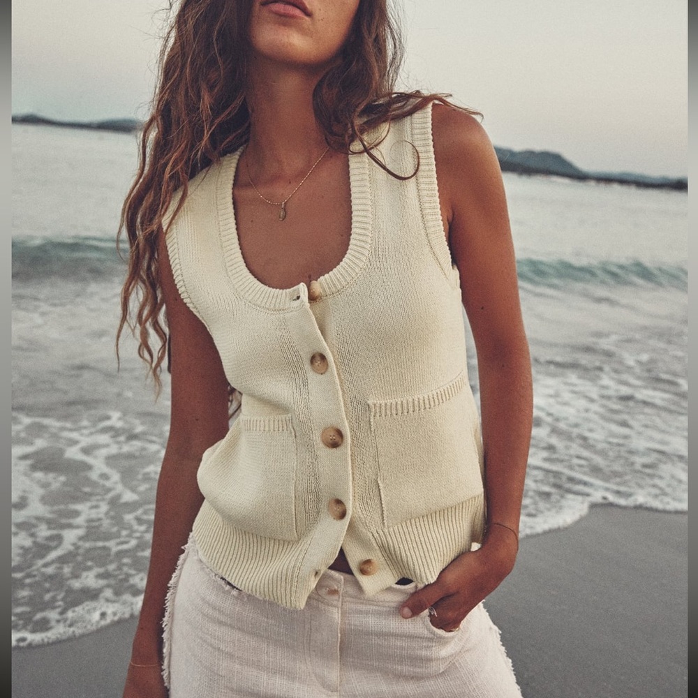 Knit Vest Zara